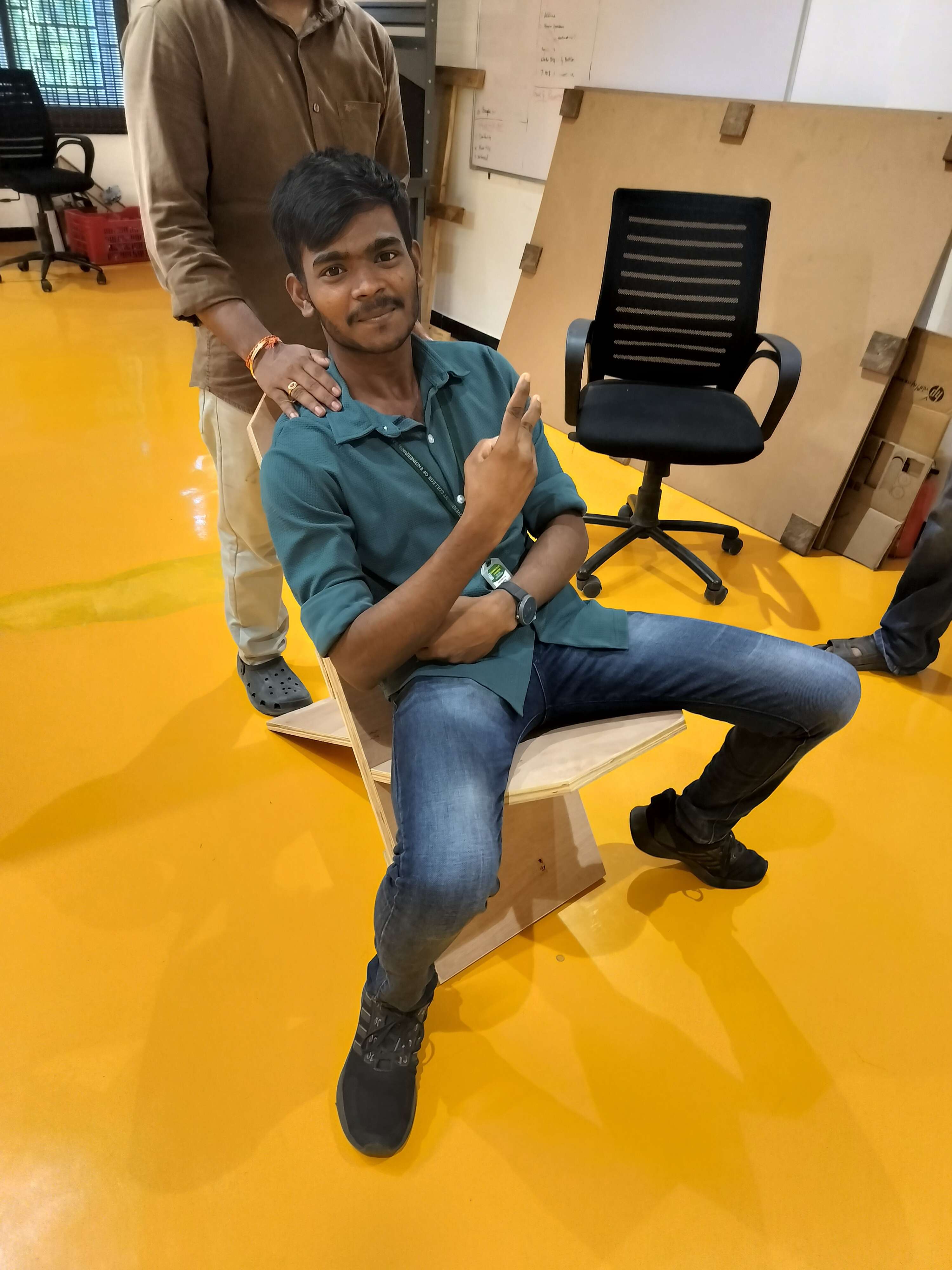 Seated User on Chair